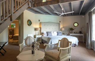 Garden Deluxe Room, No.8, room overview with loft