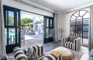 The lounge at the Pool Suite, No.17, at the Villa