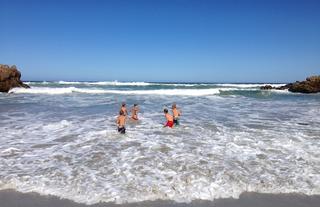 Langbaai Beach in Voelklip