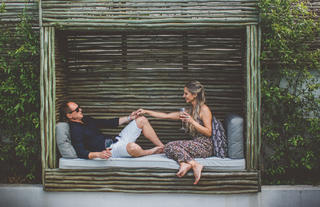 The Lover's Cove at the Villa's Pool