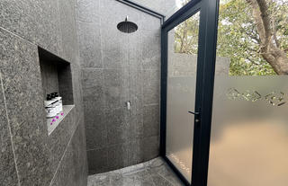 Indoor/Outdoor Shower