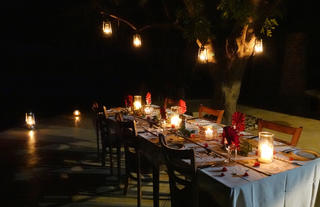New Patio at Night