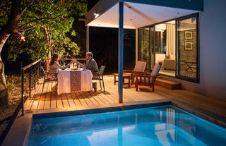 Private Dining on suite patio