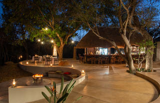 Bar and patio