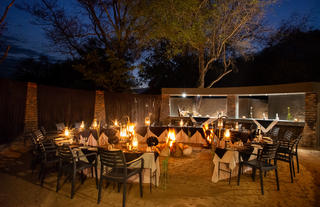 Boma set up for a group