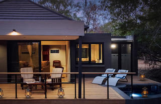 A Safari Suite patio