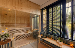 Sauna at Garden Lodge Spa