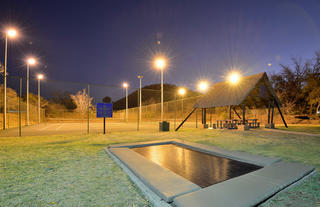 Tennis Courts & Trampoline