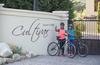 Bike fun at Cultivar with rental bikes. 