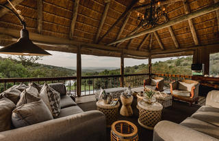 Bukela Game Lodge - Breakaway Lounge With Waterhole View