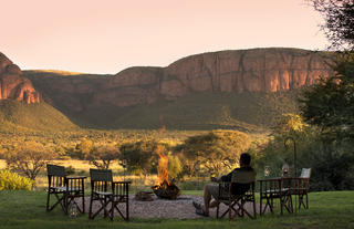 Quiet reflection is easy with a view like this, and the space to enjoy it