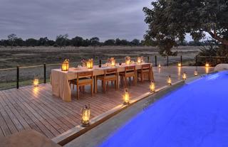 Lion Camp - Dinner setup for Groups
