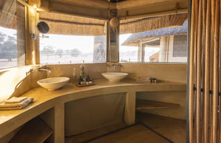 Lion Camp - Double Vanity in Bathroom