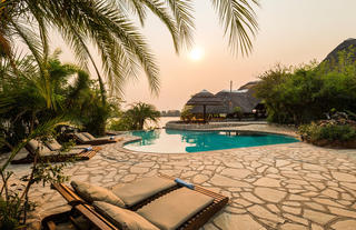 Mukambi Poolside in the afternoon