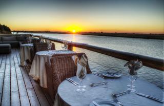 Dining on the Chobe Deck