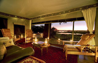 Each Zarafa Tent has a Living Room