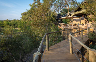 Mashatu Lodge Pathway to the New Swimming Pool