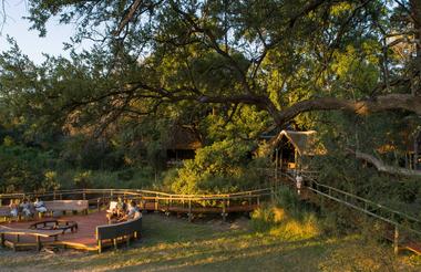 Camp Moremi Main Area and Fire Deck