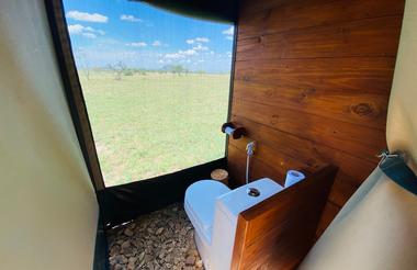 A loo with a view.