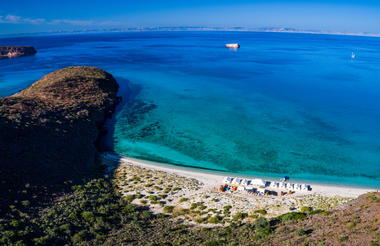 Camp Cecil de la Isla on Isla Espiritu Santo