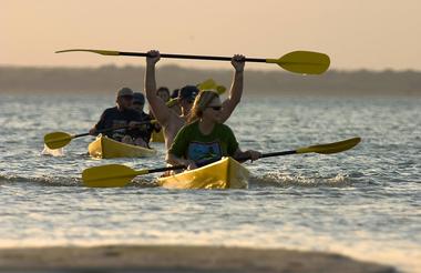 Kayaking on Lake Sibaya