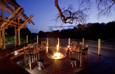 Rhino Post Safari Lodge - Fire Deck