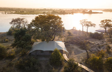 Mpala Jena from the Air