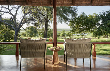 Chobe Chilwero Lodge - Veranda