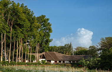Ngorongoro Farm House - Main House and Vegetable Garden