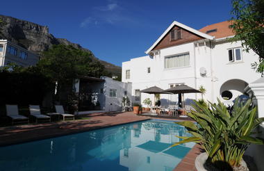 Pool and Garden Area