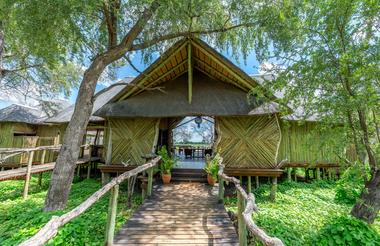 Lodge entrance
