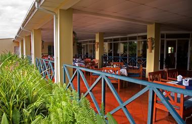 Hotel terrace