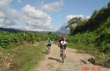 Biking Arenal Lake