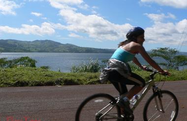 Biking Arenal Lake