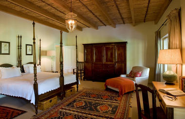 Lodge Suite bedroom within the main homestead