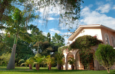 Our lush gardens at House of Waine welcome you