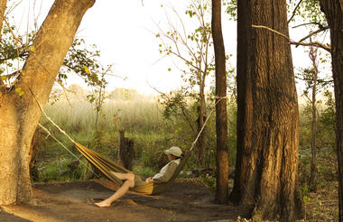 Relax in camp