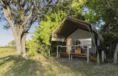 Meru tent deck exterior