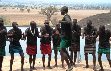 Karamajong dancing