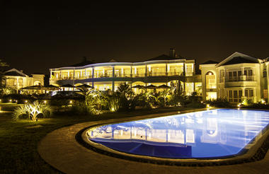 Hemingways Nairobi pool view