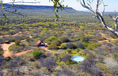 Waterberg Plateau Campsite - View from a hill