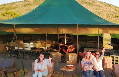 Dinning, lounge tent