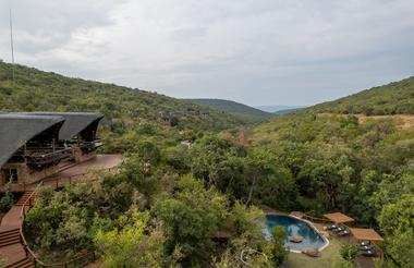 Sediba Rock Lodge aerial
