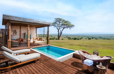 Private Sundeck with Heated Private Pool- One Bedroom Luxury Villa