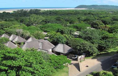 Aerial view of Lodge Afrique