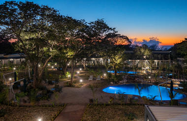 Waterfalls Lodge at Sunrise
