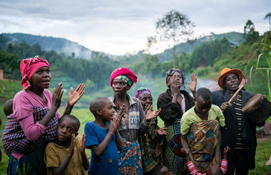 Batwe community near the lodge
