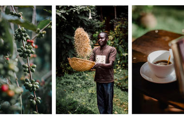 Locally sourced, organically grown coffee