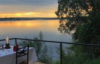 Dinner Setting under the African Skies