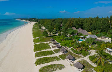 Aerial view of the resort